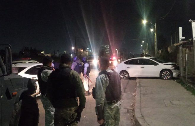 Foto cedida a Subrayado. El vehículo recuperado es un Nissan Versa.