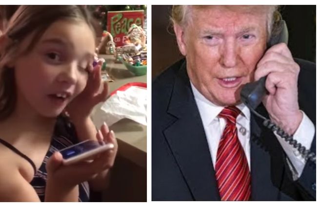 Collman habló con Trump porque estaba siguiendo en tiempo real la llegada de regalos de Santa Claus