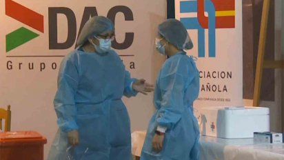 1.100 futbolistas recibiran la vacuna contra el covid-19