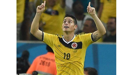 James Rodríguez, con 6 tantos, se consagró goleador del Mundial