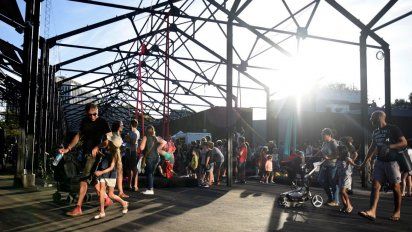 se inauguro el espacio las pioneras, que sera gestionado por la im y colectivos feministas