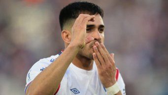 Foto: FocoUy. Maximiliano Gómez, jugador de Nacional.