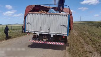 asi detuvieron al conductor de un camion que transportaba 444 kilos de cocaina
