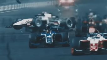 grave accidente en salida del gran premio de arabia saudita de f2