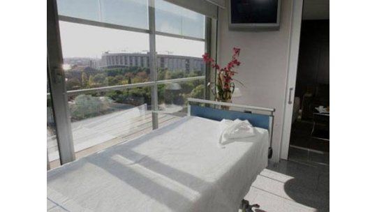 El cuarto donde nacerá Thiago Messi con vista al Camp Nou