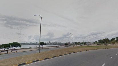 prefectura busca a una persona que desaparecio en el rio de la plata, en la zona del parque rodo