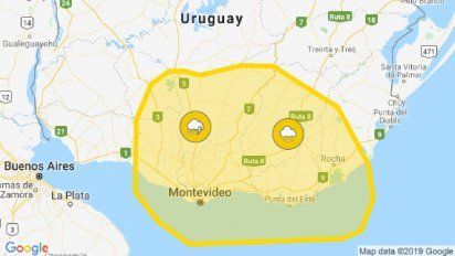 continua vigente alerta amarilla por tormentas fuertes y lluvias intensas