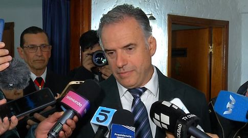 Orsi en rueda de prensa este martes 26.&nbsp;