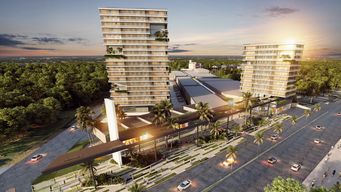 presentan proyecto para un nuevo shopping en montevideo, con torres residenciales y un parque publico