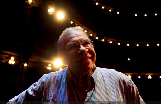 Enrique Pinti. Foto. Martín Bonetto publicada por el diario Clarín. 