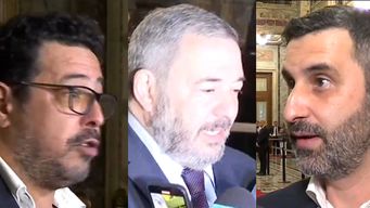 oposicion: bergara, caggiani y sanchez se refirieron al discurso