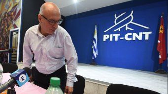 Foto: FocoUy. Marcelo Abdala, presidente del PIT-CNT.