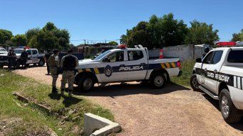 Foto: Mª. Eugenia Scognamiglio, Subrayado. Escena del homicidio en La Cruz de Carrasco.