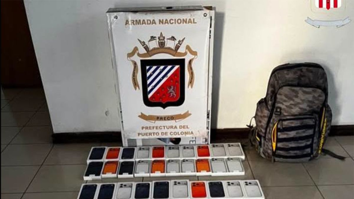 Condenado por contrabando hombre que intentó pasar 36 celulares por Puerto de Colonia