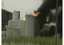 Detonaron tanques de acetona en fábrica de productos combustibles