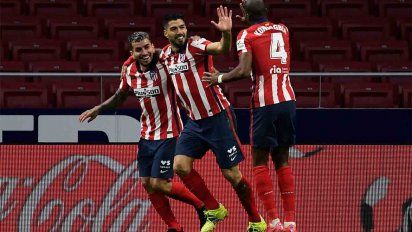 los dos goles de suarez no alcanzaron y el atleti empato con celta de vigo