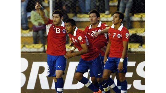 Chile le ganó 2 a 0 a Bolivia en La Paz