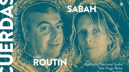 sara sabah & pablo routin: encuentro intimo entre publico y artistas