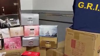 incautaron mas de 300.000 perfumes falsos valuados en $450.000: free shop pretendia llevarlos a brasil
