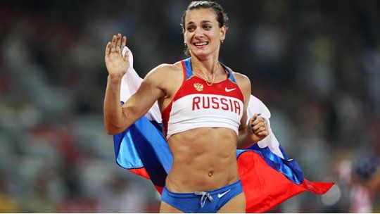 triple medallista olímpica Yelena Isinbayeva.