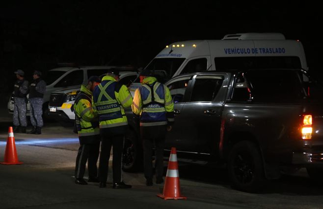 Foto: IDM. Controles de tránsito en Maldonado.