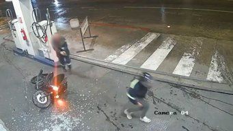 Captura de cámara de seguridad, video cedido a Subrayado.