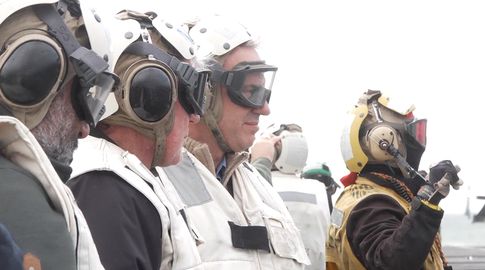 Yamandú Orsi visitó portaaviones de Estados Unidos: Una forma de concebir la defensa bastante diferente, dijo