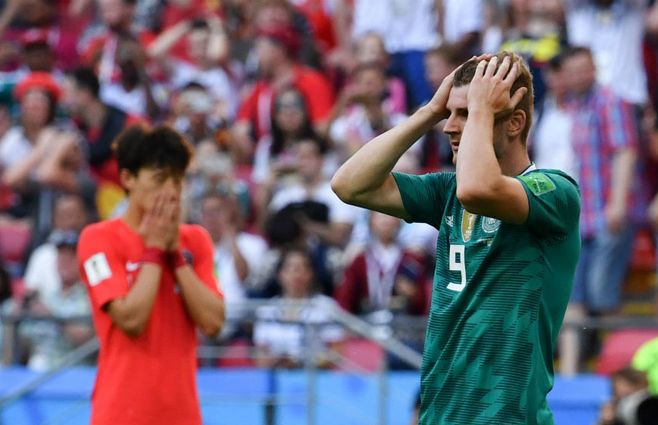 Werner, el centrodelantero alemán, no puede creer la eliminación.