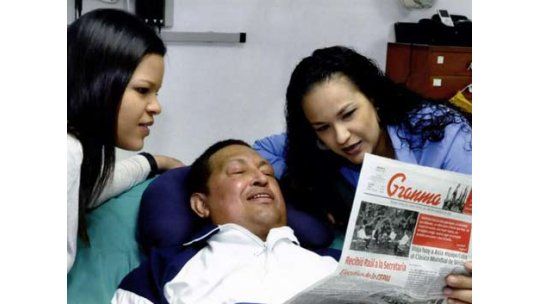 Chávez llegó valeroso y voluptuoso al hospital de Venezuela