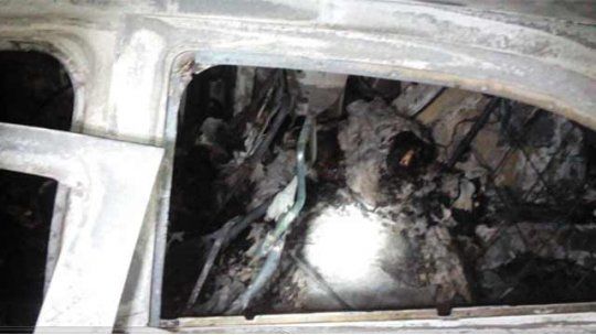 auto quemado