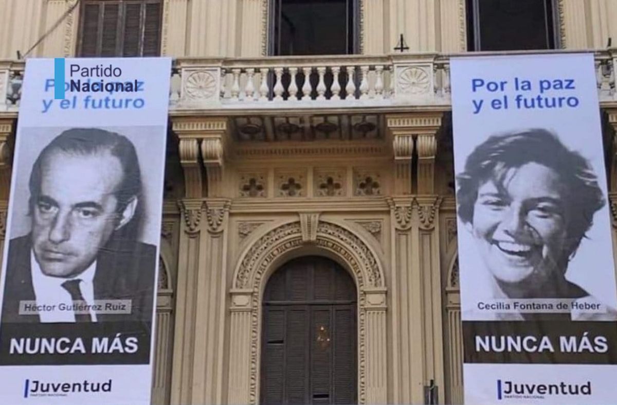 El Partido Nacional rememorando a Toba Gutiérrez y Cecilia Fontana de Heber