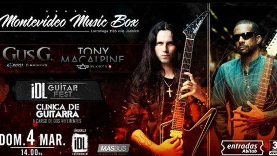 Conversamos con Gus G y Tony MacAlpine que llegan a Uruguay para el IDL Guitar Fest 2018