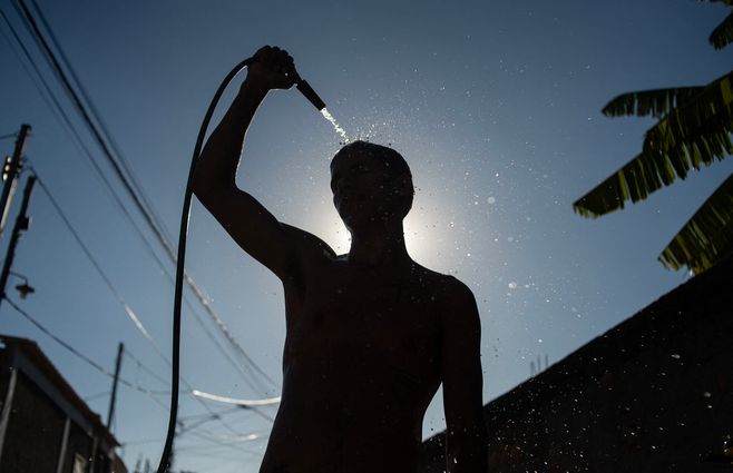 El calor da paso a las lluvias y tormentas. Foto: archivo AFP.