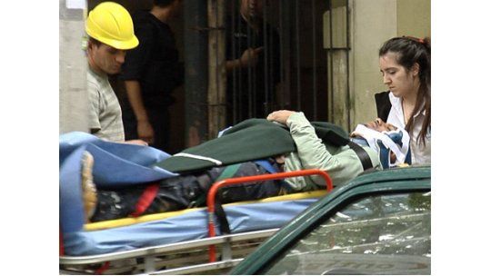 Tres obreros heridos al caer de un edificio en Pocitos