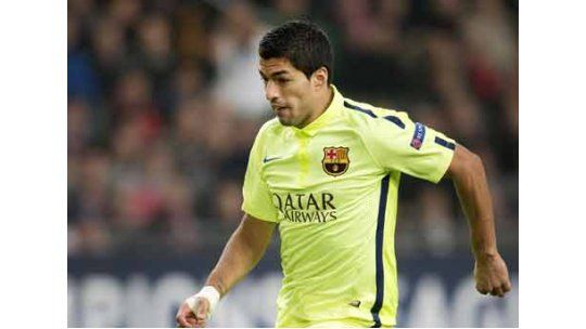 Luis Suárez Barcelona camiseta amarilla AFP