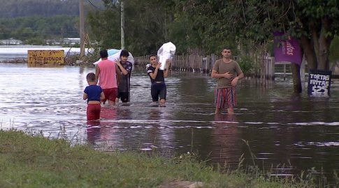Foto: Subrayado. Inundación en San José.