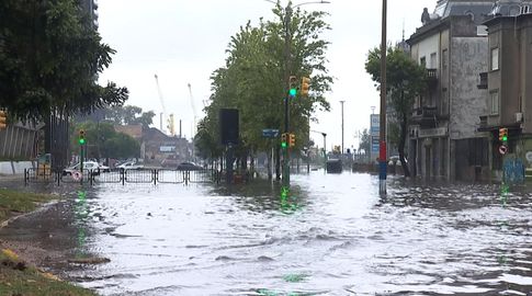 Acumulados superiores a 120 milímetros en algunas zonas de Montevideo por las intensas lluvias