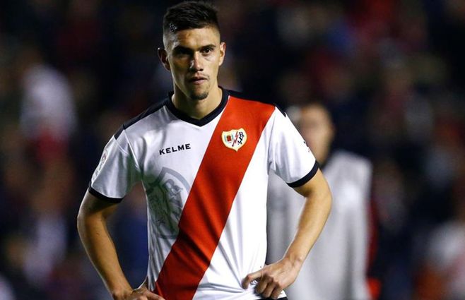 Emiliano Velázquez en el Rayo Vallecano.&nbsp;