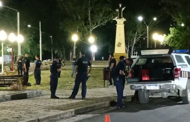 Foto: Emilio Rodríguez, Subrayado. Escena del homicidio en Florida.