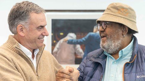 Foto: Presidencia. Yamandú Orsi y Ruben Rada.