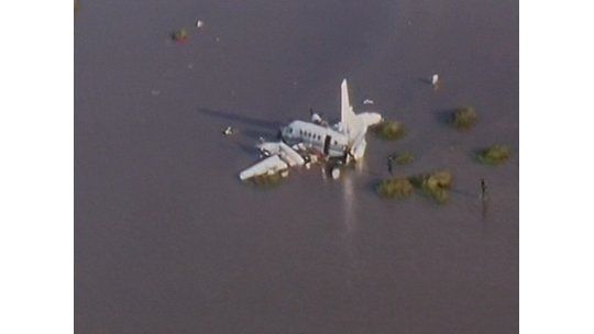 Cinco muertos en accidente aéreo en Río de la Plata