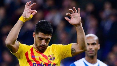 gol y asistencia de suarez para el empate 2-2 del barcelona frente al espanyol