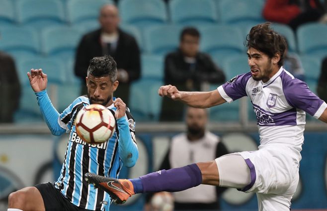 Cougo durante su pasaje por Defensor Sporting&nbsp;