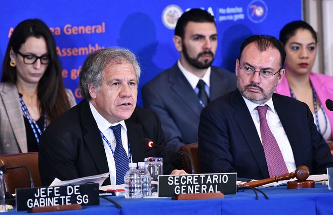 Luis Almagro, secretario general de la OEA.