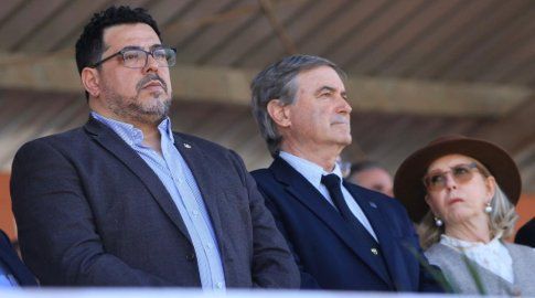 Foto: FocoUy. Alejandro Sánchez, secretario de Presidencia, en cierre de Expo Prado 2026.