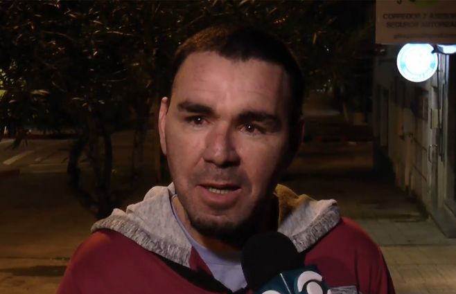 Ángel Moreira, alias el Cachila, en una nota con Subrayado sobre su vínculo con el caso Lola Chomnalez. Foto: archivo Subrayado