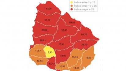 ya hay 12 departamentos en zona roja por la propagacion de los casos de covid