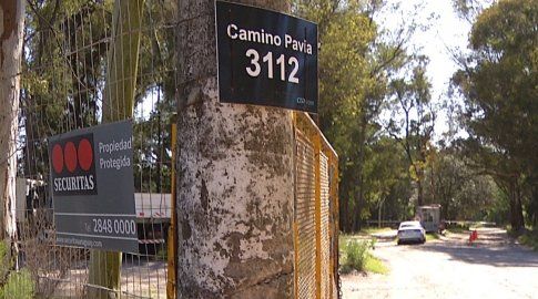 Foto: Subrayado. Lugar donde fue asesinado el guardia de seguridad, en Carrasco Norte.
