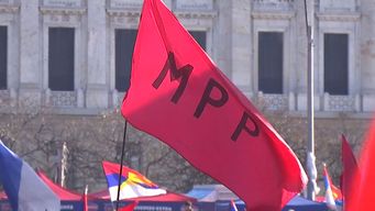 Bandera del MPP. Foto: archivo Subrayadpo. Bandera del MPP. Foto: archivo Subrayadpo.