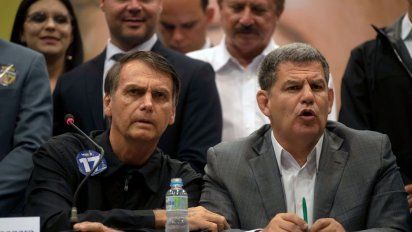 Bolsonaro y Bebbiano. El presidente deberà desprenderse de una pieza clave de su triunfo en Brasil